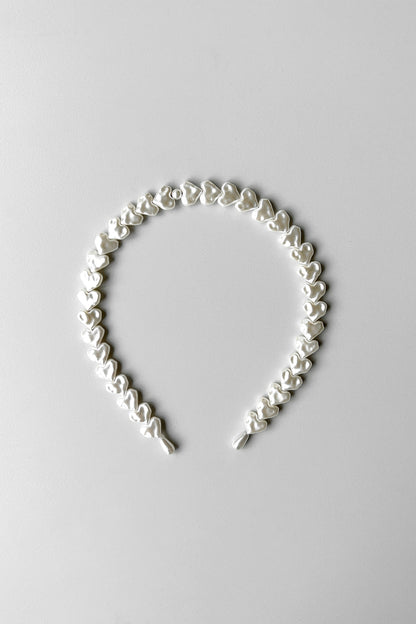 HEART PEARL HEADBAND