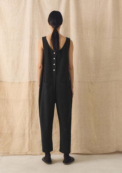 Lydia Jersey Jumpsuit | Washed Black