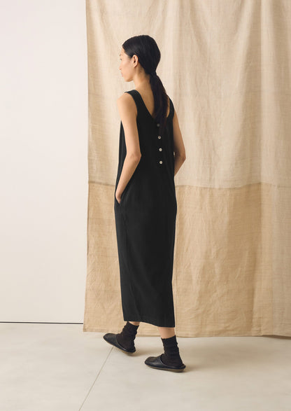 Lydia Jersey Shift Dress | Washed Black