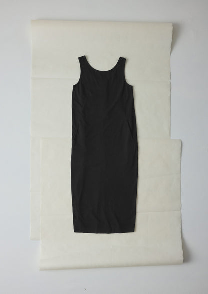 Lydia Jersey Shift Dress | Washed Black
