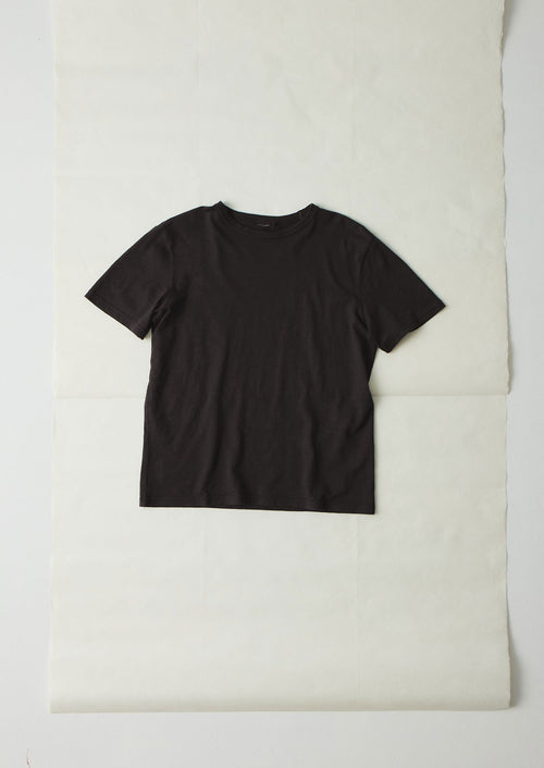 Theo Organic Cotton Short Sleeve Tee | Carbon Black