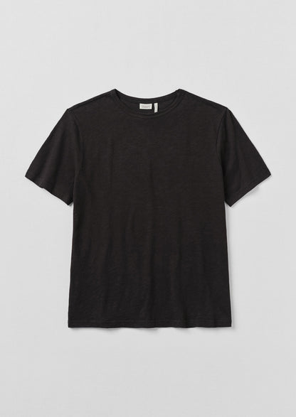 Theo Organic Cotton Short Sleeve Tee | Carbon Black
