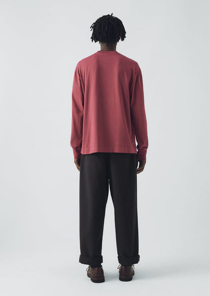 Long Sleeve Crew Neck Tee | Apple Butter
