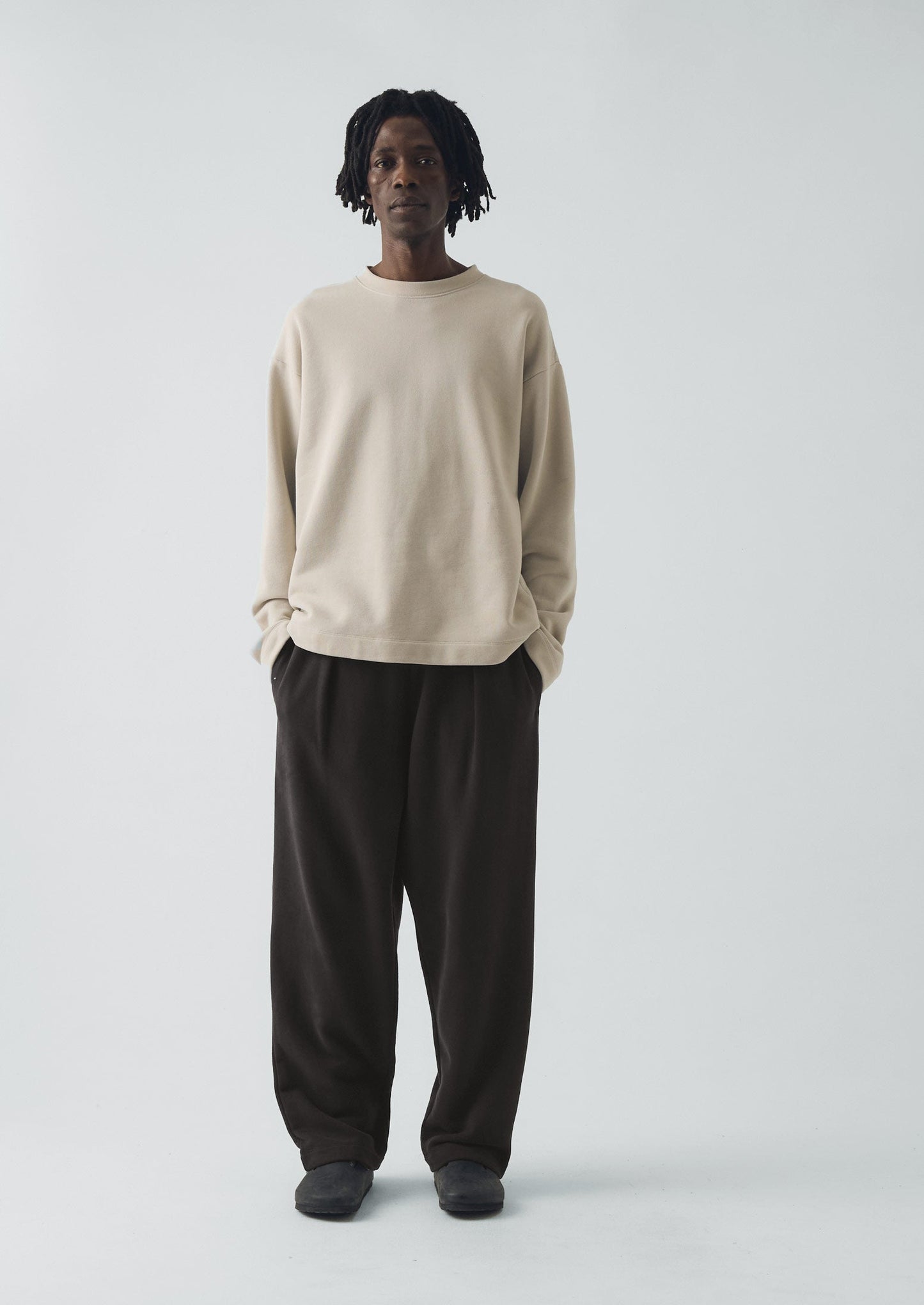 Loopback Jersey Sweatshirt | Oat Grey