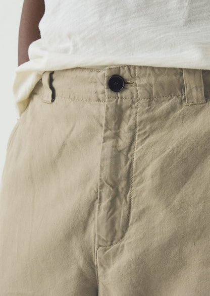 Rory Elasticated Cotton Linen Trousers | Salt