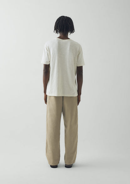 Rory Elasticated Cotton Linen Trousers | Salt