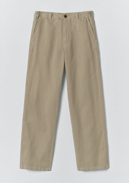 Rory Elasticated Cotton Linen Trousers | Salt