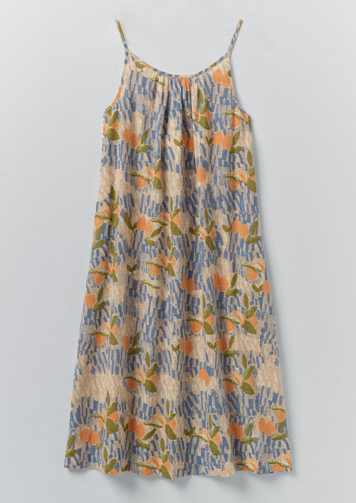 Picnic Print Cotton Nightdress | Ecru/Multi