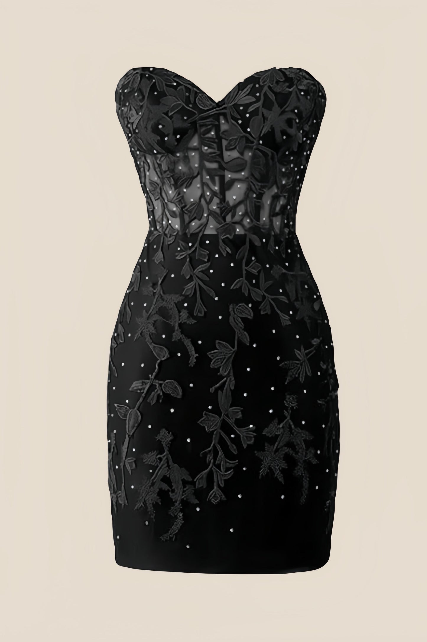 Sweetheart Lavender Lace Tight Mini Dress
