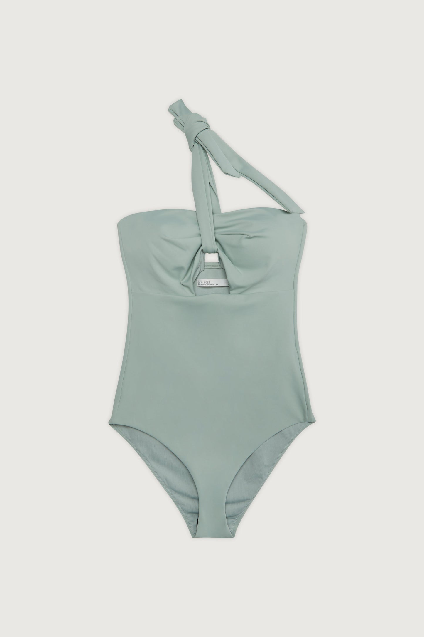 CUTOUT HALTERNECK SWIMSUIT