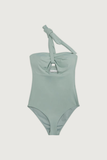 CUTOUT HALTERNECK SWIMSUIT
