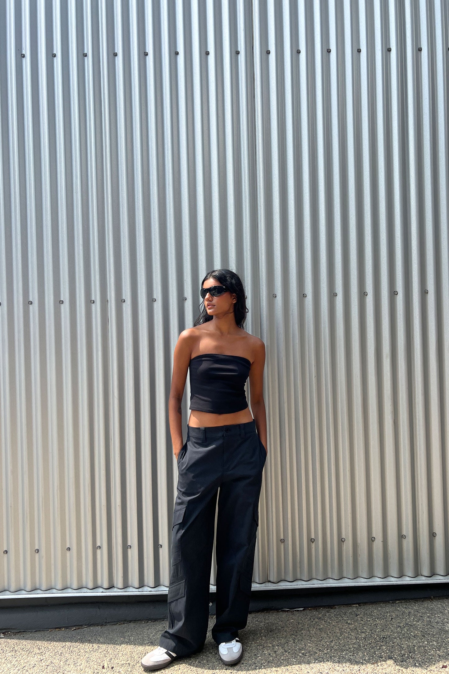 COTTON NYLON CARGO PANT