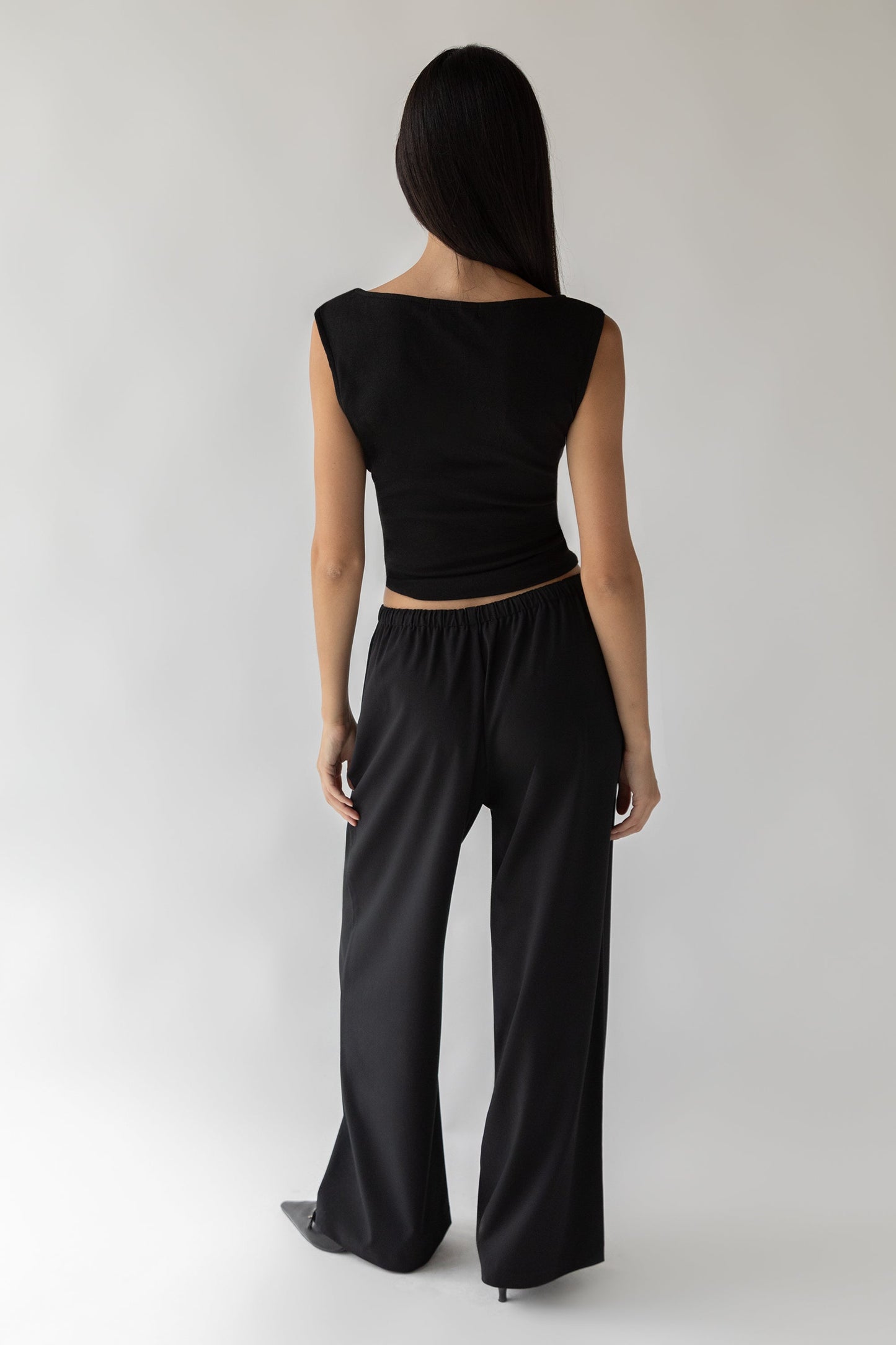 ELASTIC WAIST DRESS PANT
