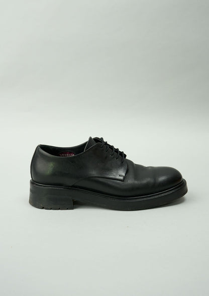 Reworn Sturlini Leather Derby Shoes Size 40 (588) | Black