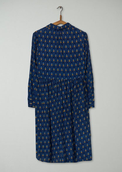 Reworn Lattice Print Dress Size 6 (1800) | Multi