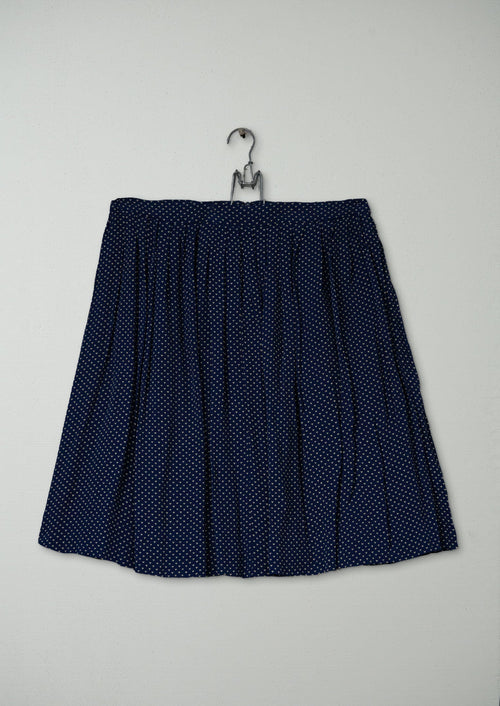 Reworn Micro Dash Skirt Size 8 (319) | Navy