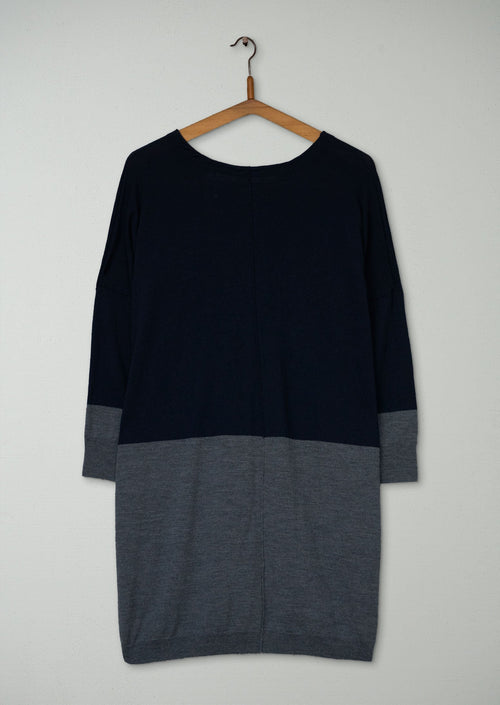 Reworn Jumper Dress Size S (628) | Multi