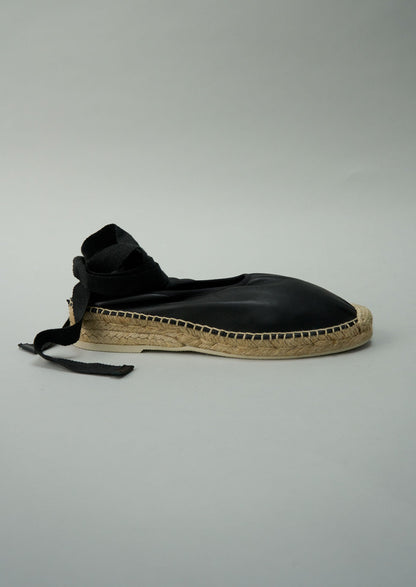Reworn Hereu Espadrilles Size 40 (610) | Black