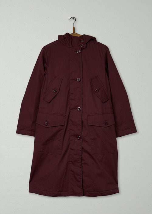 Reworn Cotton Parka Size 6 (135) | Hickory