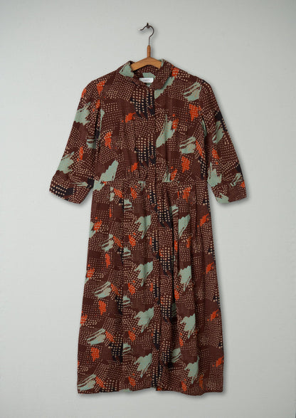 Reworn Crepe Dress Size 4 (1486) | Multi