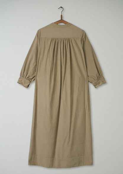 Reworn Bib Front Needlecord Dress Size 6 (1381) | Pebble