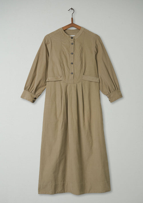 Reworn Bib Front Needlecord Dress Size 6 (1528) | Pebble