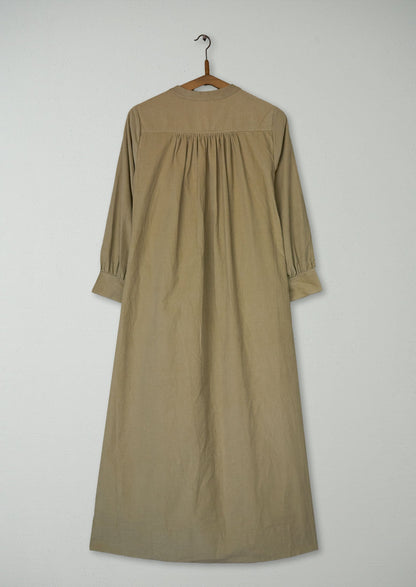 Reworn Bib Front Needlecord Dress Size 6 (1877) | Pebble