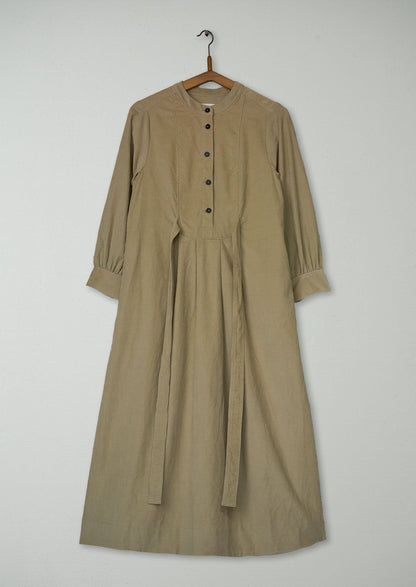 Reworn Bib Front Needlecord Dress Size 6 (1877) | Pebble