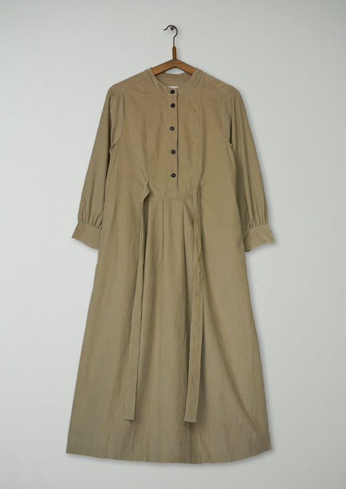 Reworn Bib Front Needlecord Dress Size 6 (1877) | Pebble