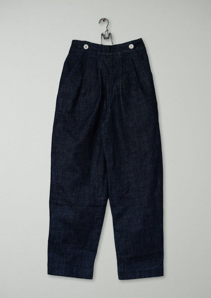 Reworn Indigo Denim Trousers Size 4 (1048) | Indigo