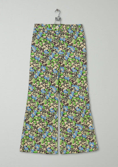 Reworn Hedgerow Print Trousers Size 6 (1245) | Multi