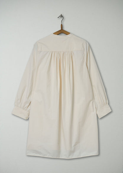 Reworn Cotton Long Shirt Size 6 (934) | Ecru