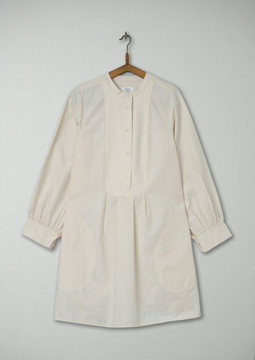 Reworn Cotton Long Shirt Size 6 (934) | Ecru