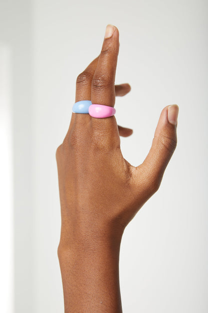 DOME ENAMEL RING