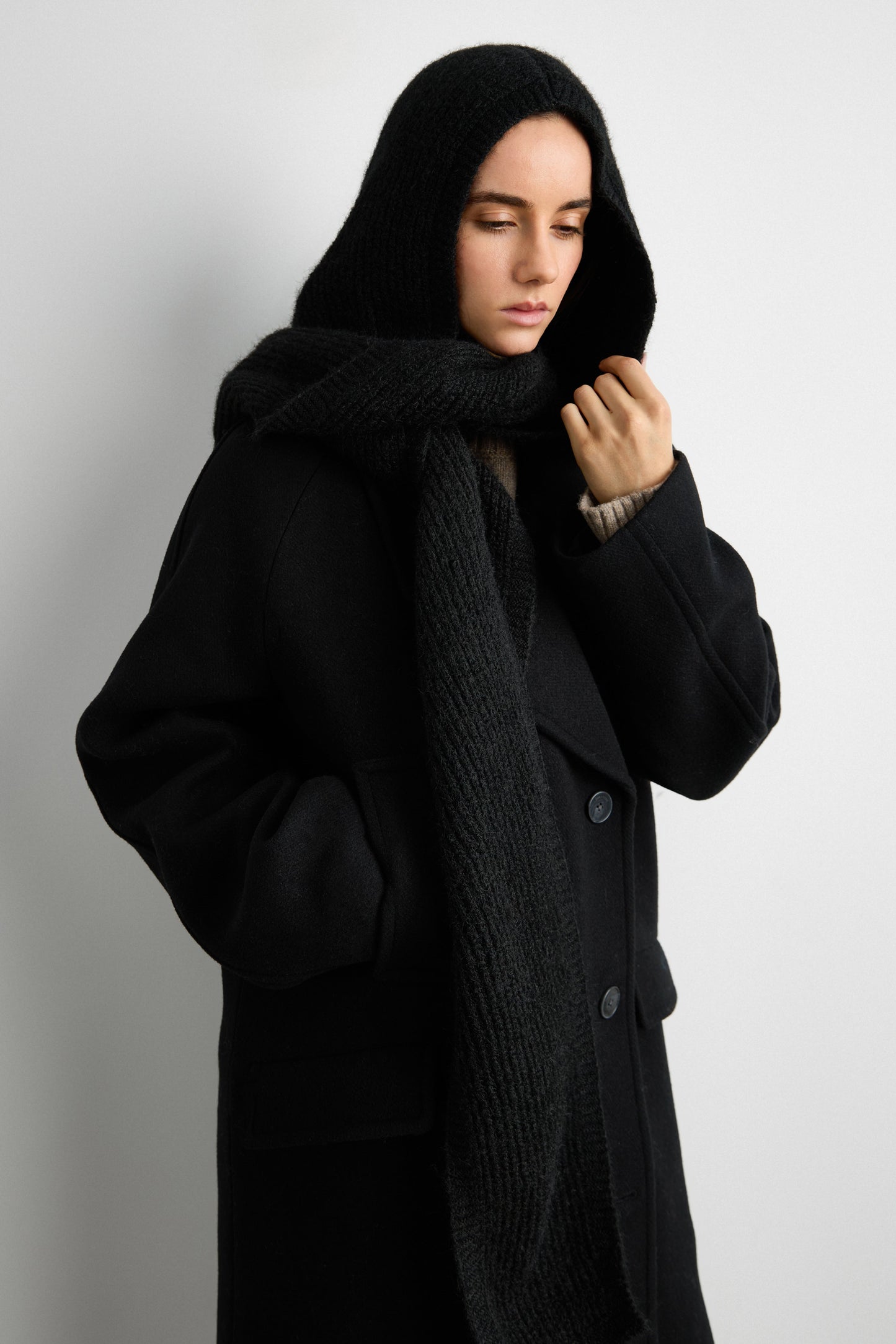 HOODED SCARF