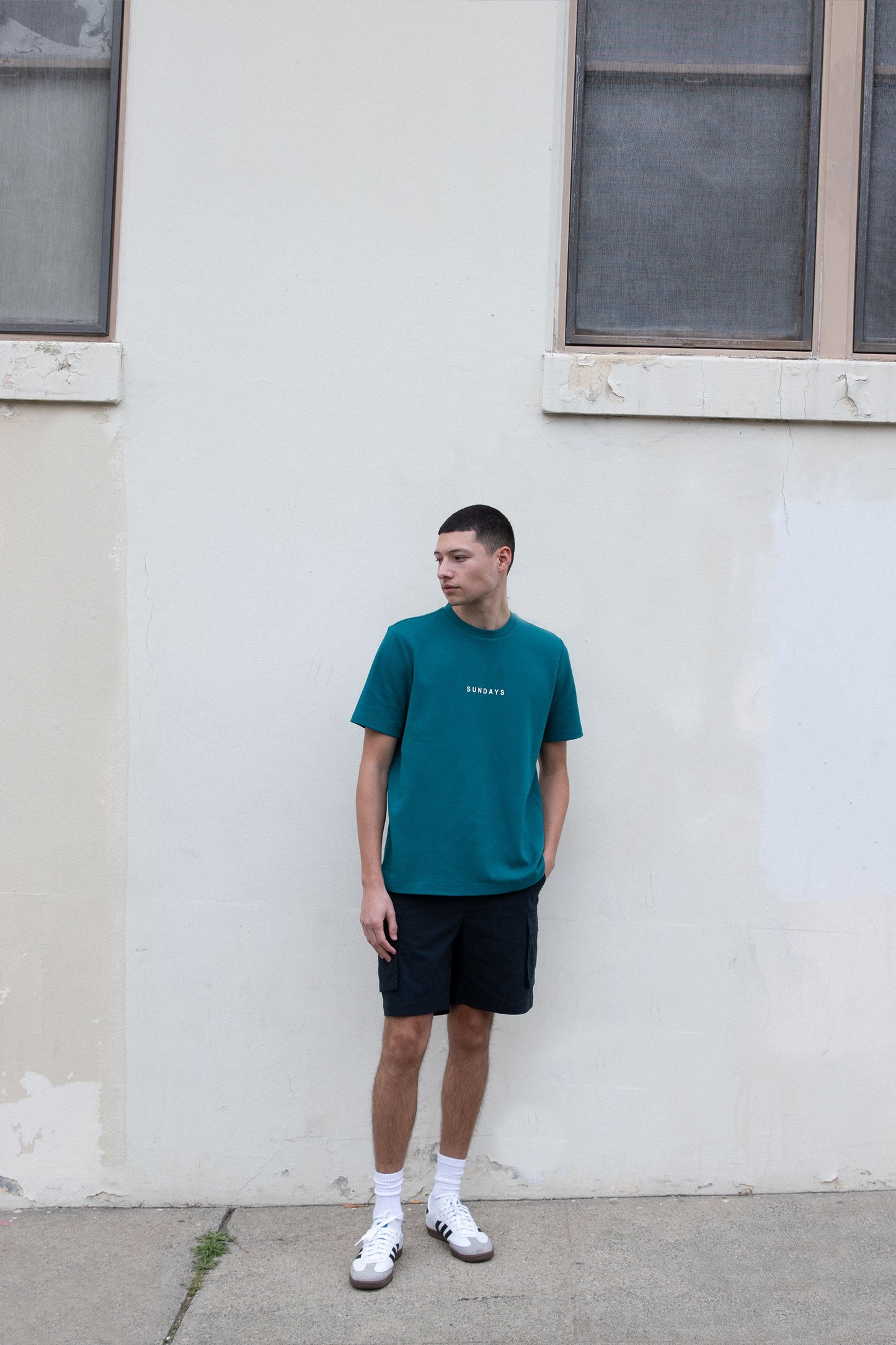 COTTON NYLON CARGO SHORT