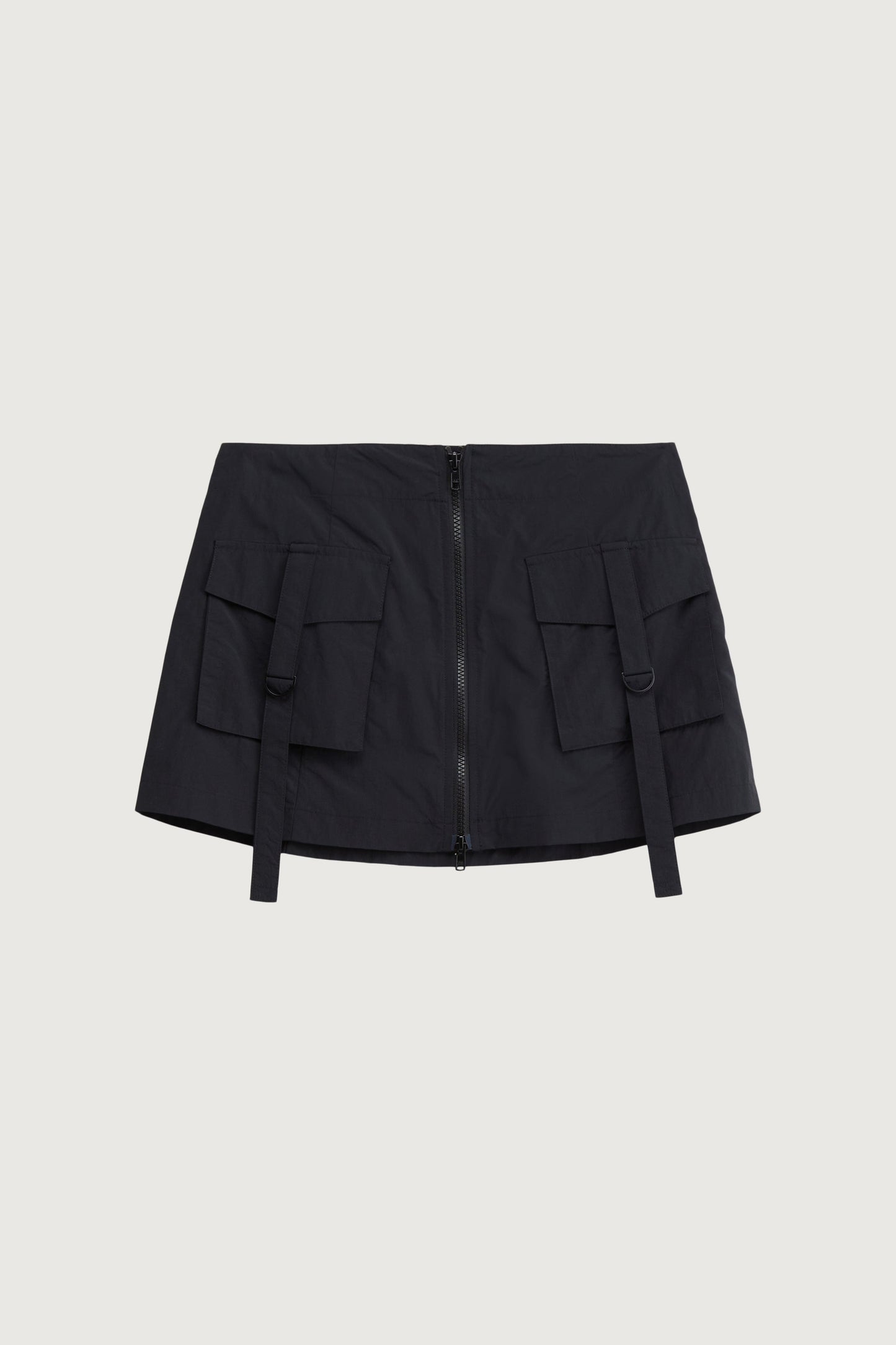MINI NYLON CARGO SKIRT