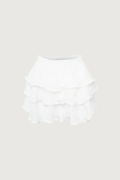 MINI RUFFLED SKIRT
