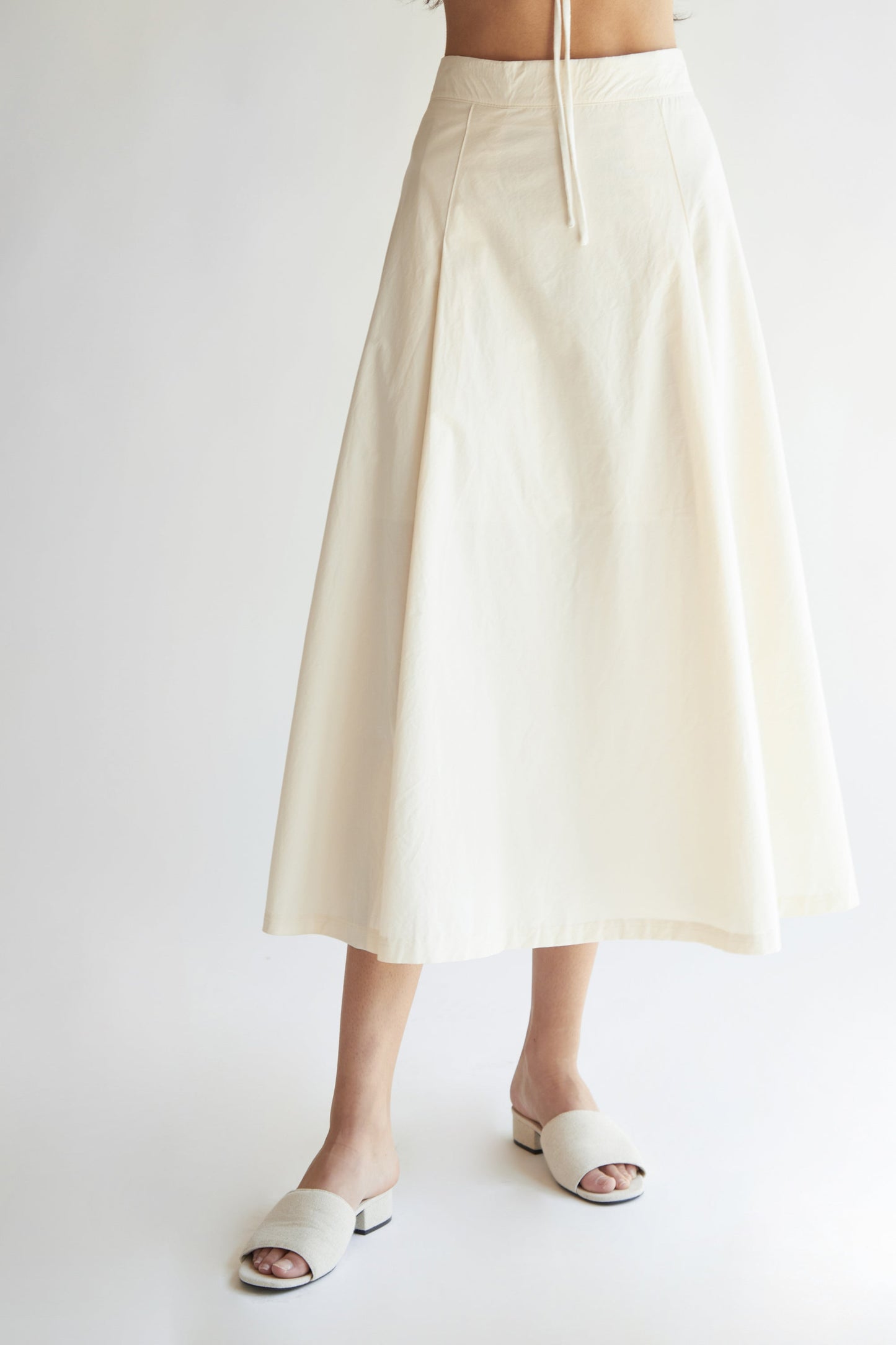MIDI A-LINE SKIRT