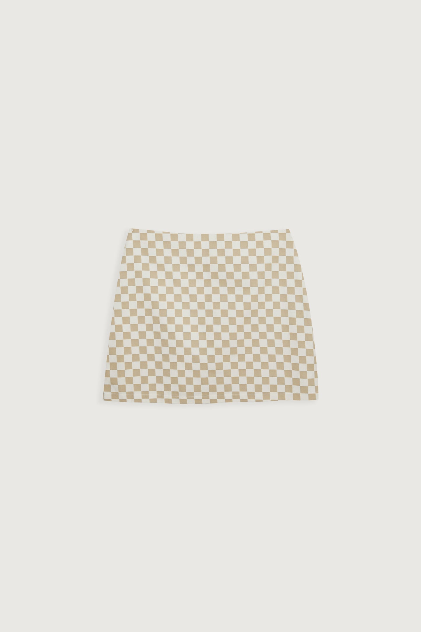 GINGHAM MINI SKIRT
