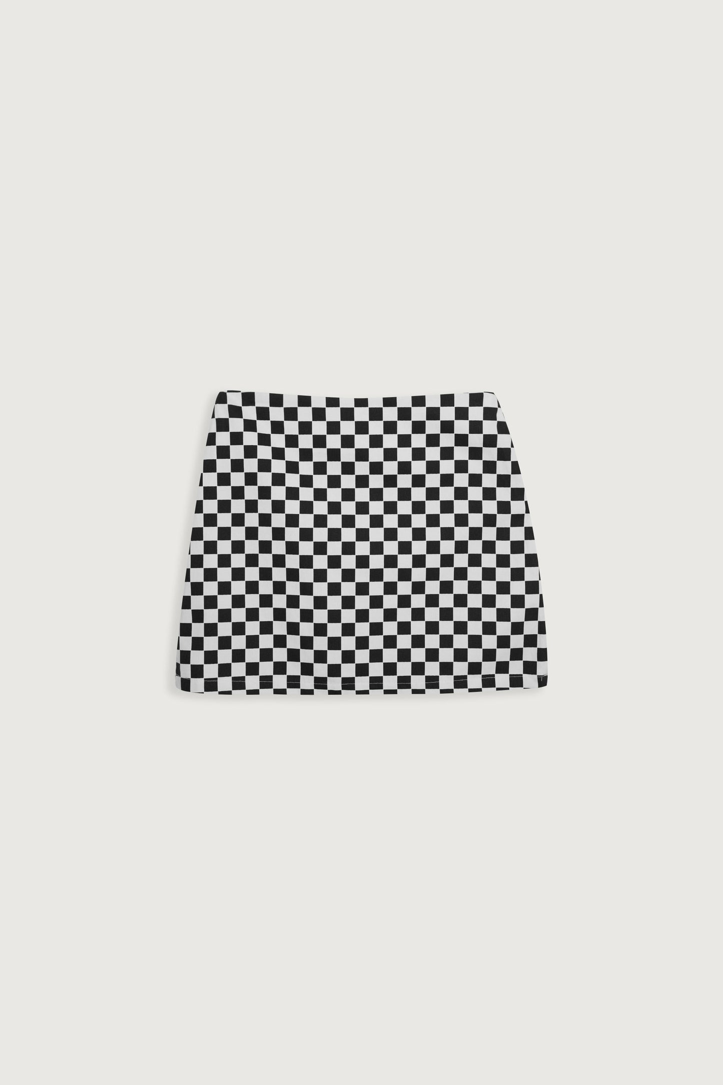 GINGHAM MINI SKIRT