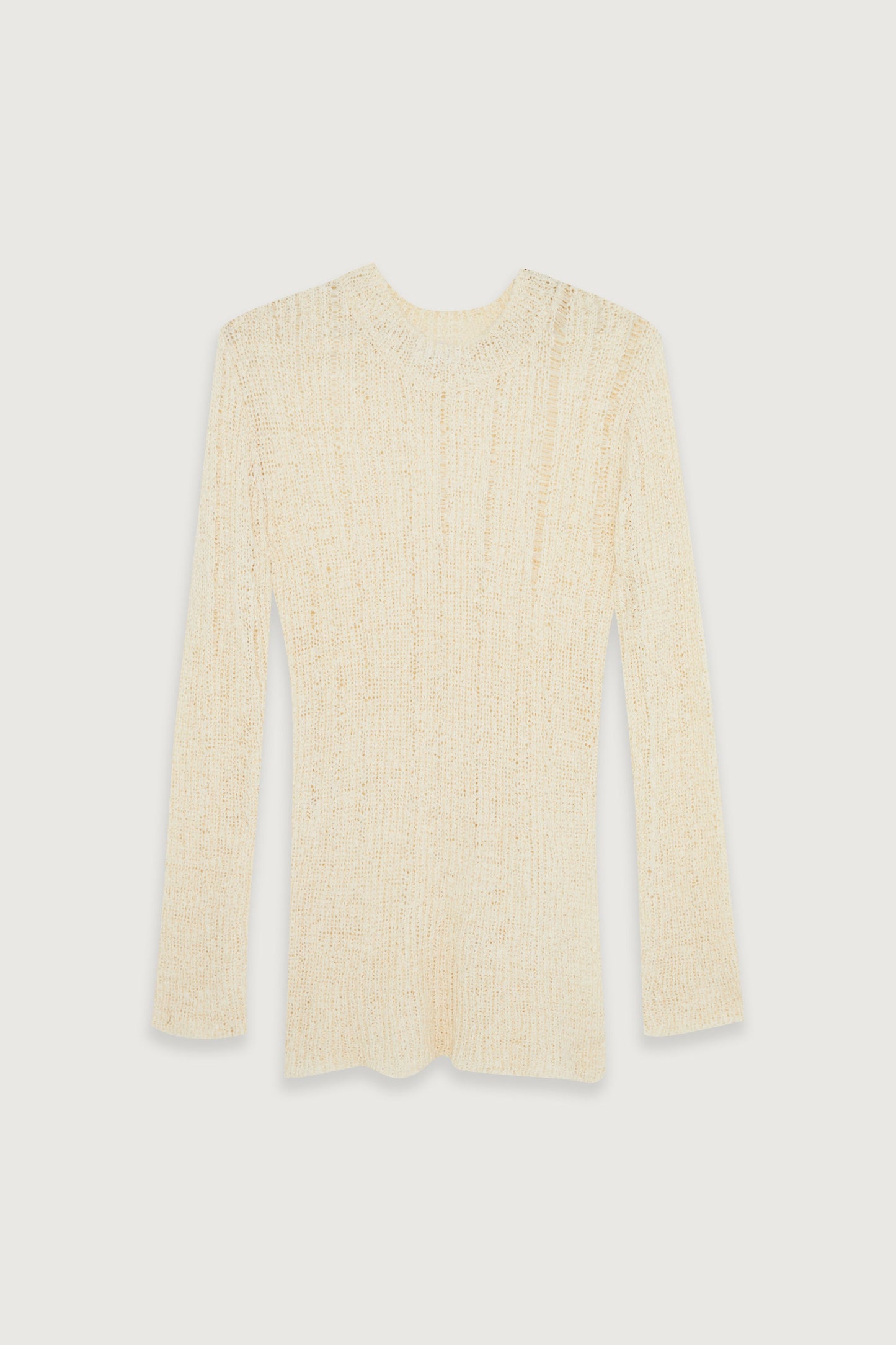 MESH KNIT SWEATER