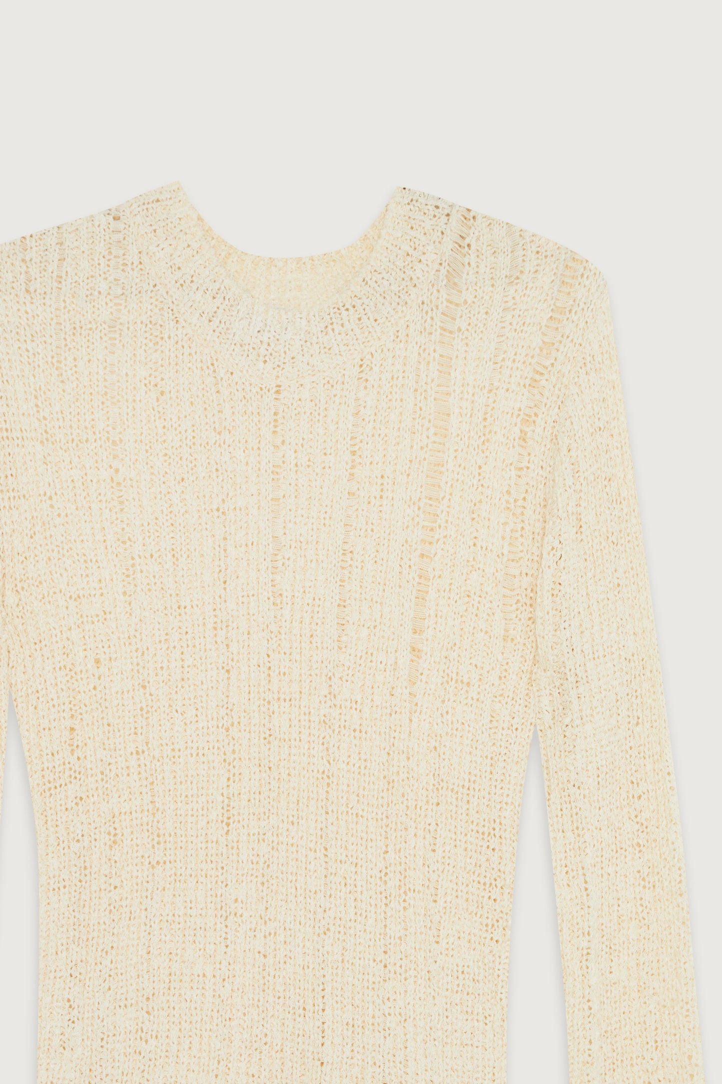 MESH KNIT SWEATER