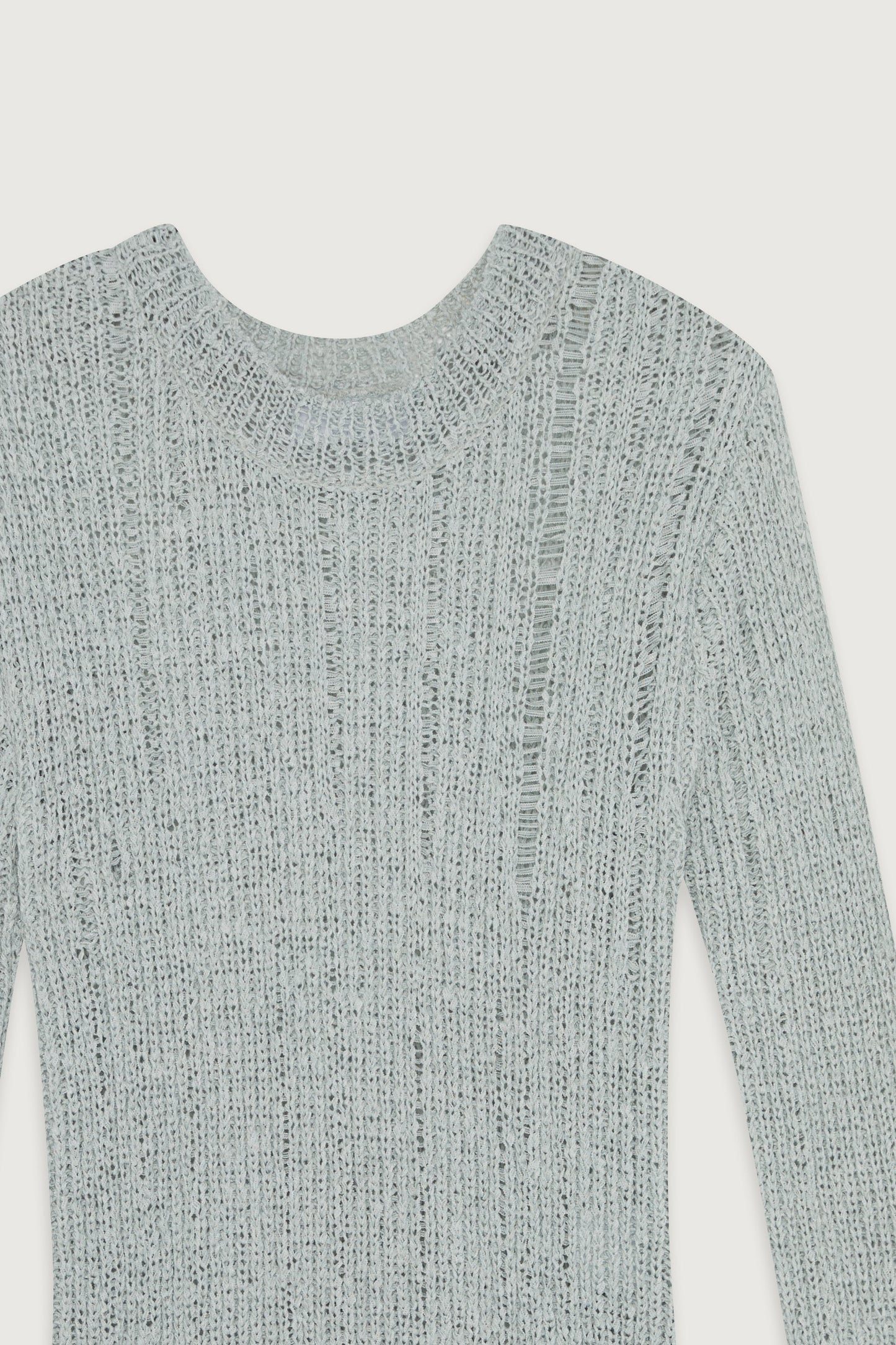 MESH KNIT SWEATER