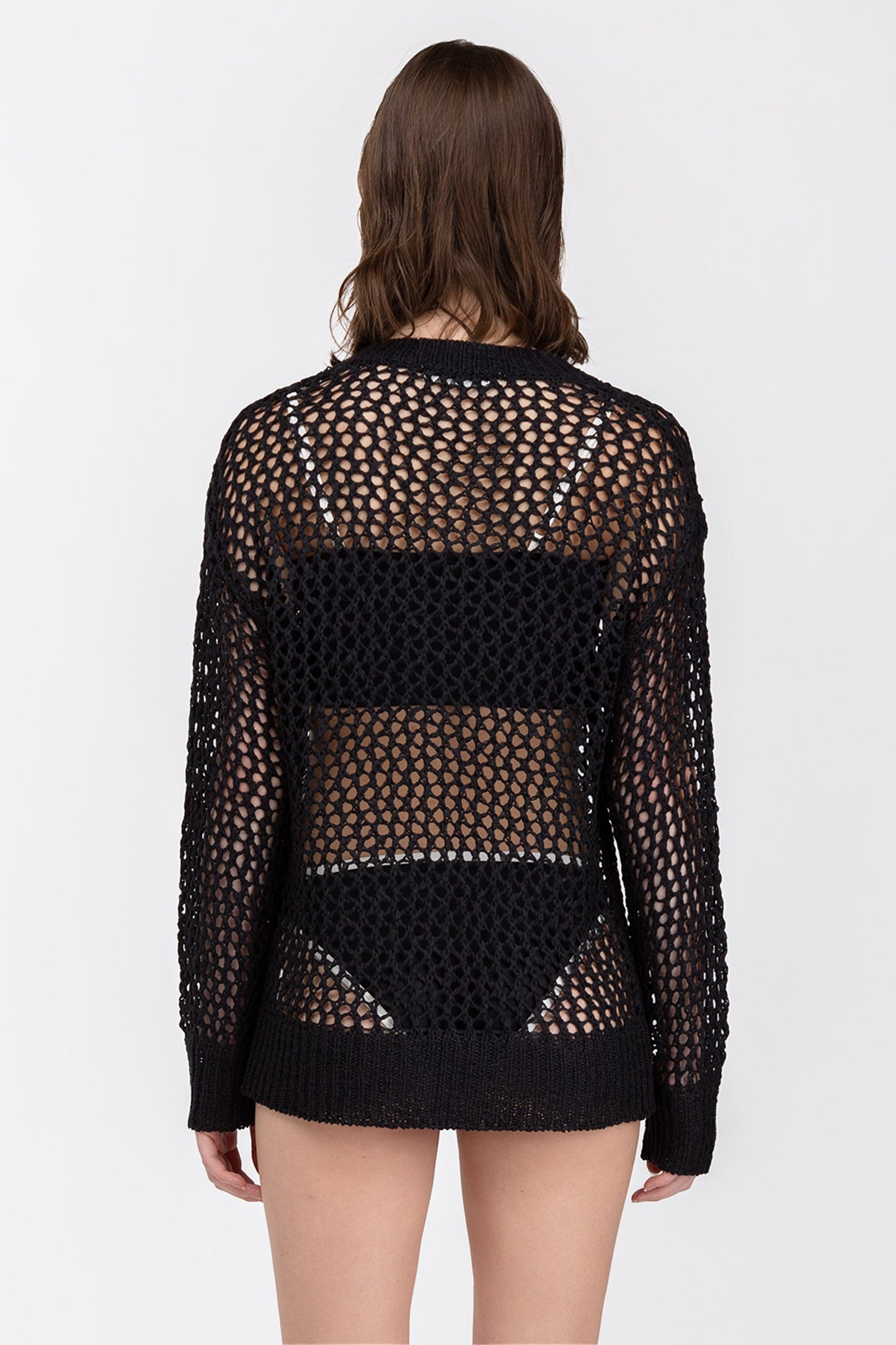 OVERSIZED CROCHET SWEATER