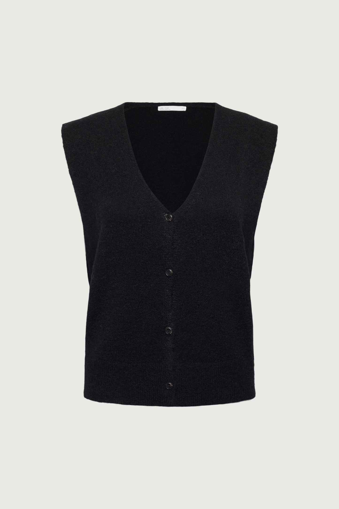 BUTTON FRONT SWEATER VEST