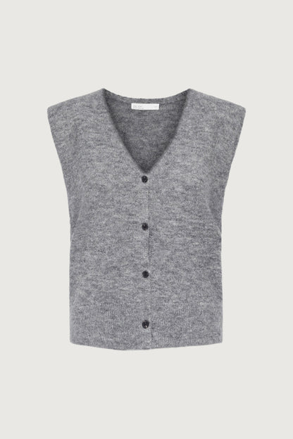 BUTTON FRONT SWEATER VEST