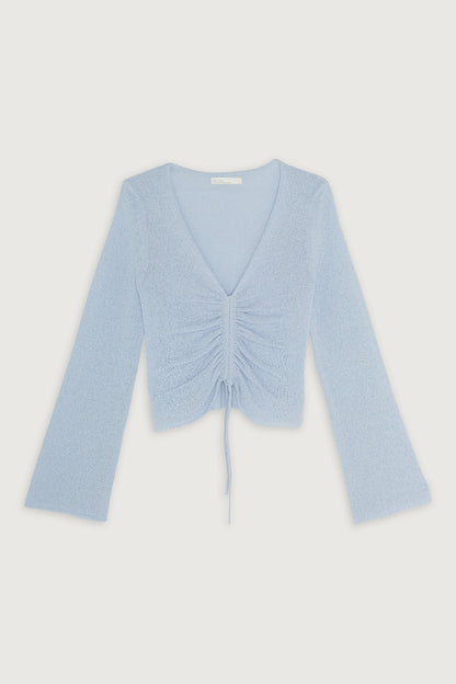 GATHERED SWEATER