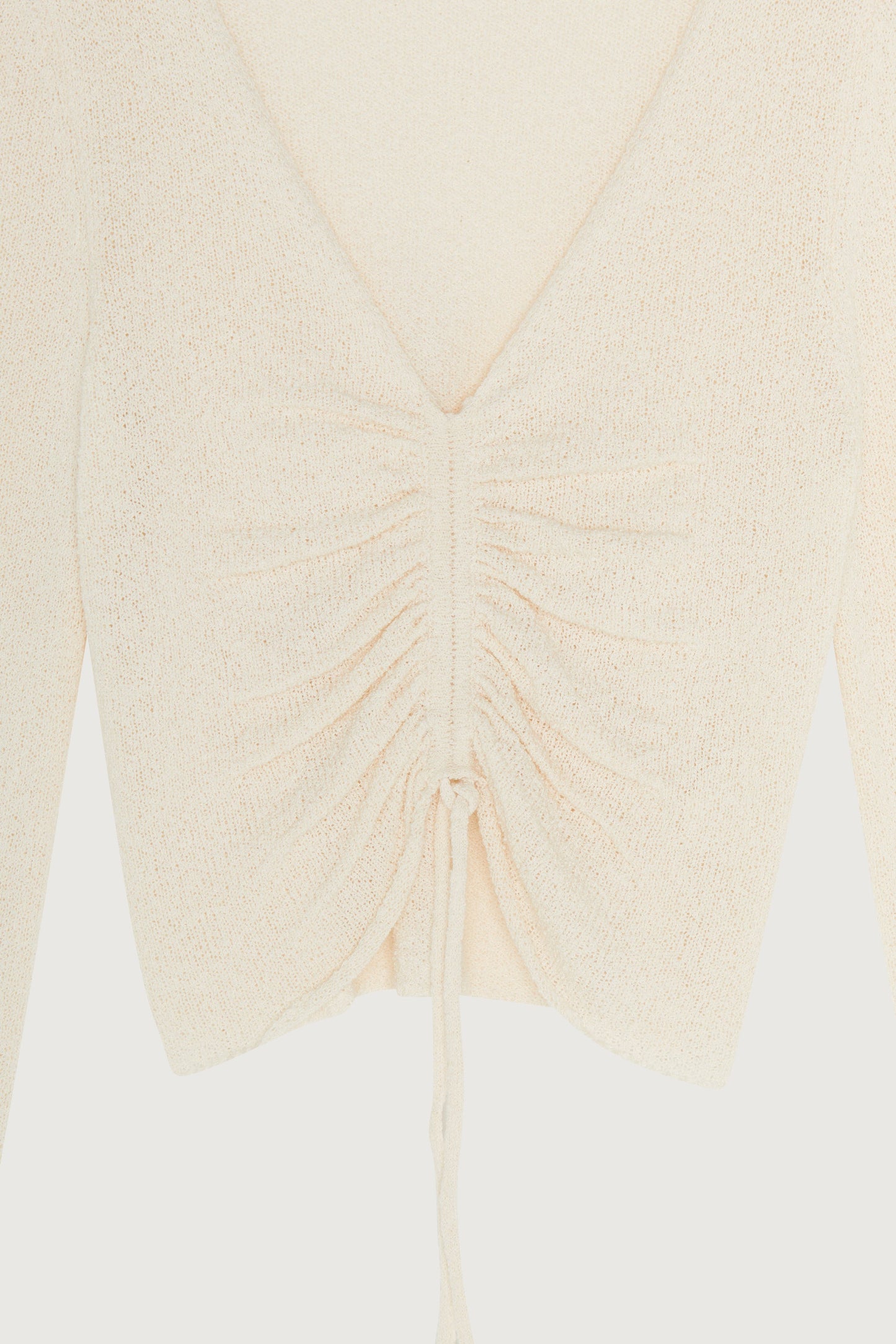 GATHERED SWEATER