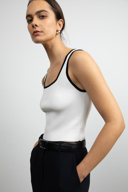 CROPPED SWEATER TANK